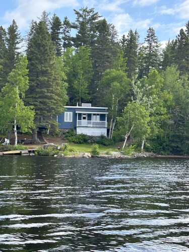 Chalet Rustique sur île