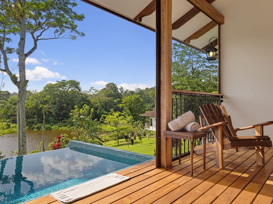 Vila superluxo, 2 quartos, piscina particular, vista para a montanha | Roupas de cama de algodĂŁo egĂpcio, roupas de cama premium