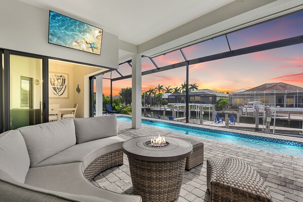 Una piscina climatizada