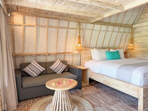 Deluxe Loft | Bar mini, peti besi dalam bilik, Wi-fi percuma, cadar katil 