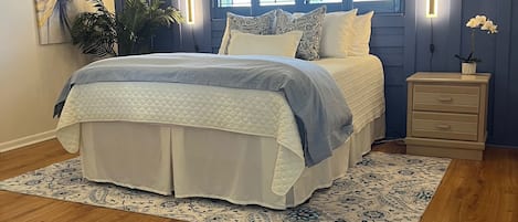 2 bedrooms, iron/ironing board, free WiFi, bed sheets