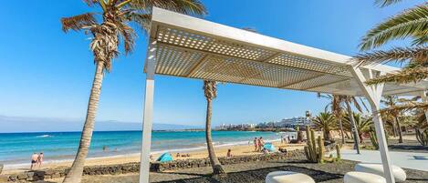 Accommodatie ligt op het strand