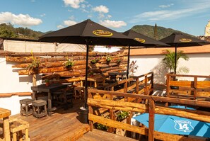 Terrace/patio - Turix hostel (Antigua Guatemala)