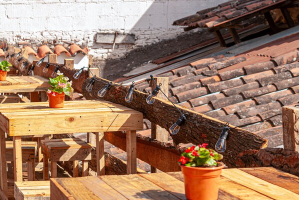 Terrace/patio - Turix hostel (Antigua Guatemala)