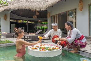 Outdoor pool - Brand New Luxury 3BR Villa Ethnic Ubud 3 (Ubud)