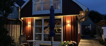 Holiday Apartment 'Bullerbü Ferienhäuschen Arnis' with Private Terrace and Own Garden