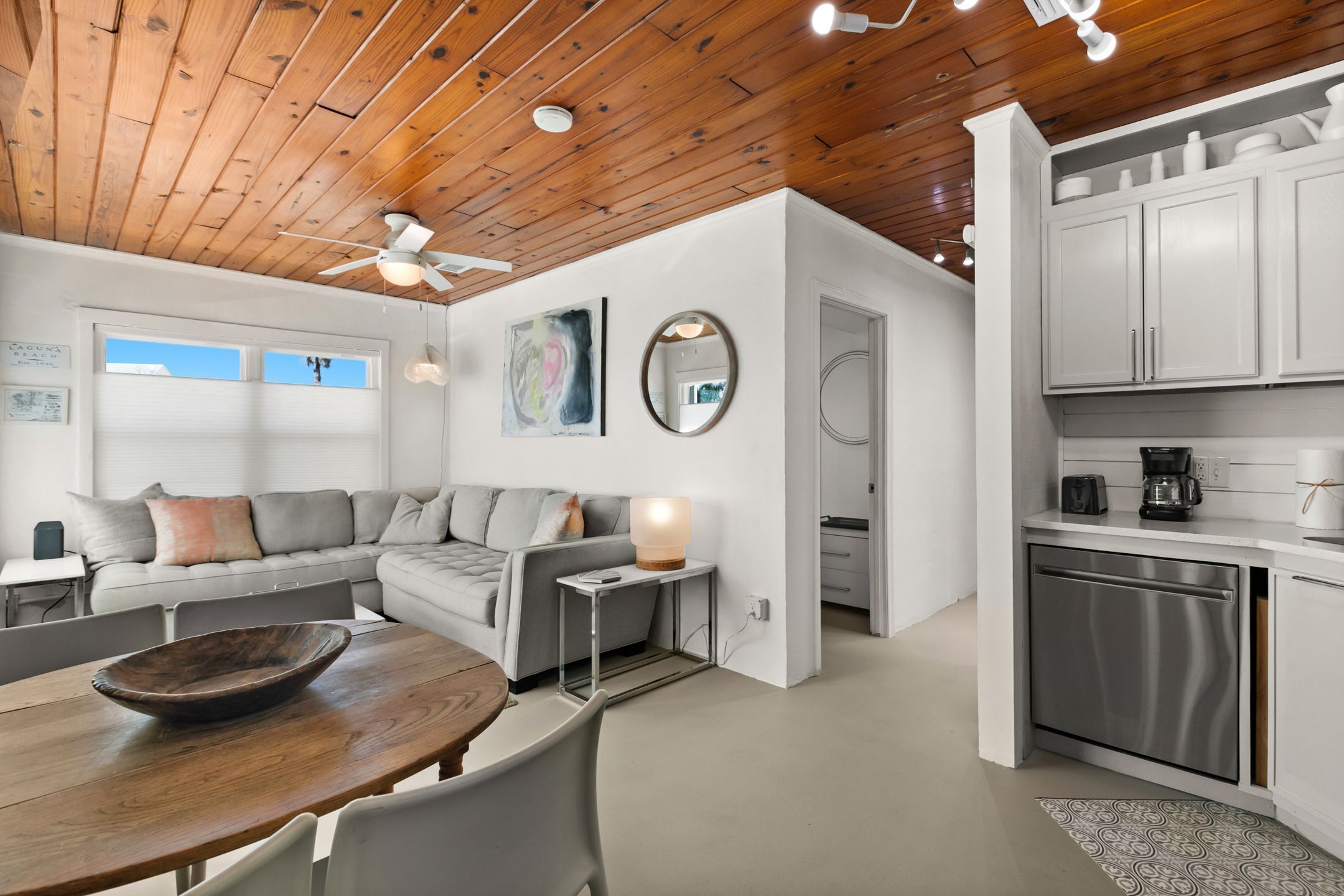 Cozy two bedroom cottage that is just steps from the white sandy beaches!