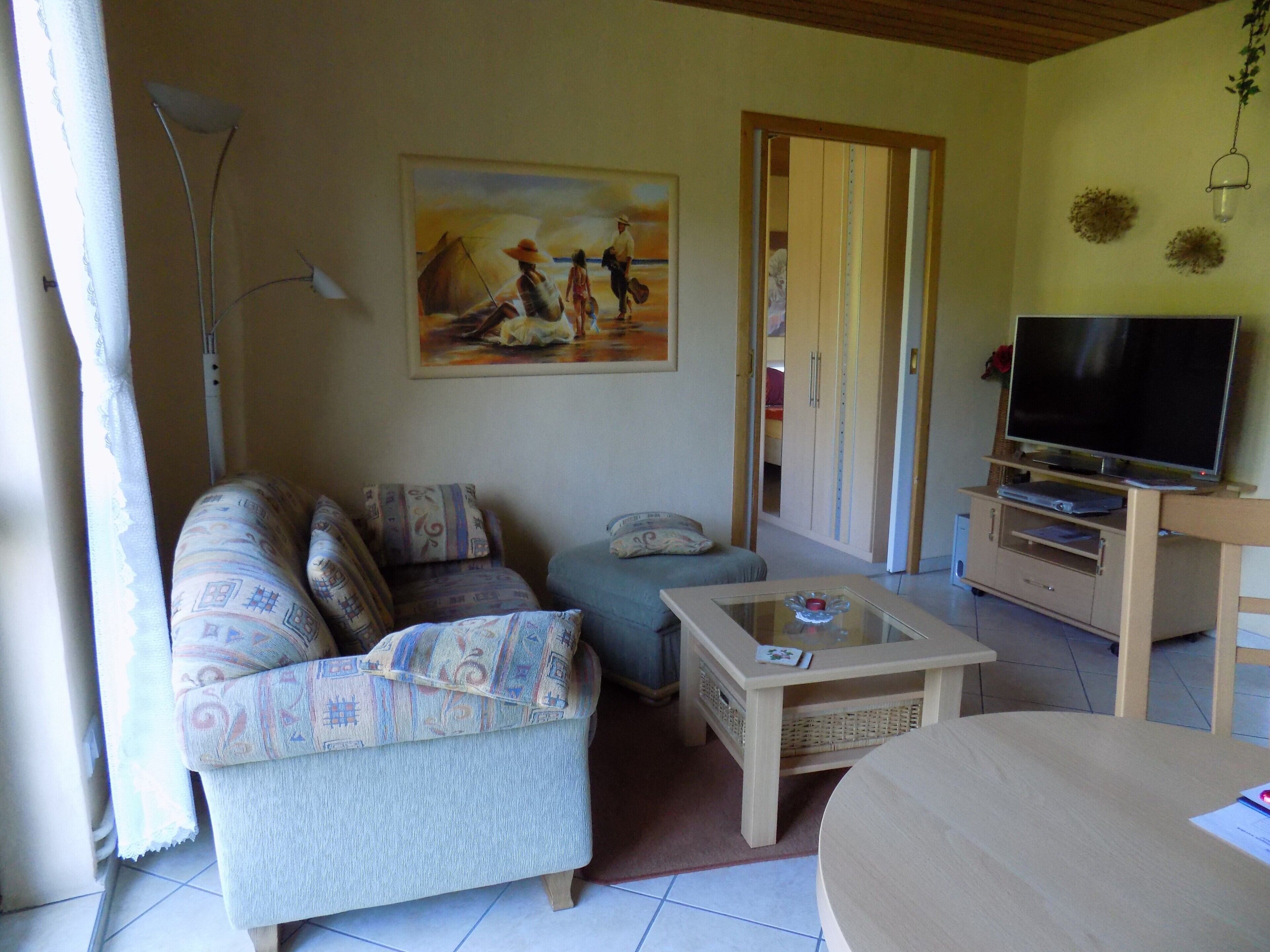 TV, DVD player, stereo