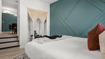 1 Schlafzimmer, BĂŒgeleisen/BĂŒgelbrett, WLAN, BettwĂ€sche