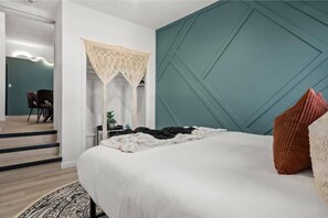 1 chambre, fer et planche à repasser, Wi-Fi, draps fournis