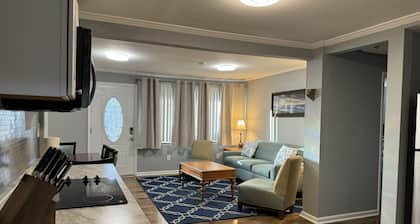 Blue House on the Creek