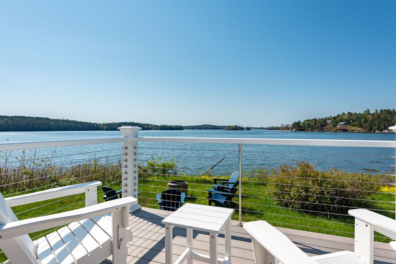 A charming Boothbay cottage, nestled at the end of Sawyers Island!