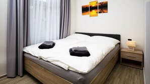 Økonomi-dobbeltrom | Blendingsgardiner, strykejern/-brett og wi-fi (inkludert)