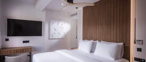 Bettwäsche aus ägyptischer Baumwolle, hochwertige Bettwaren, Minibar