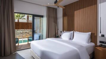 Draps en coton égyptien, literie de qualité supérieure, minibar