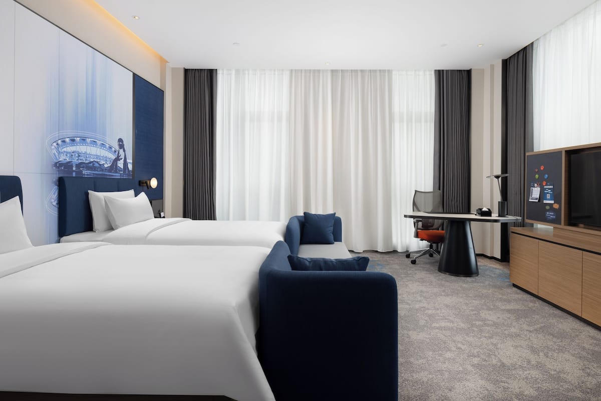Superior-Doppelzimmer, 1 Schlafzimmer, Nichtraucher, Stadtblick | Verdunkelungsvorhänge, Bügeleisen/Bügelbrett, kostenloses WLAN