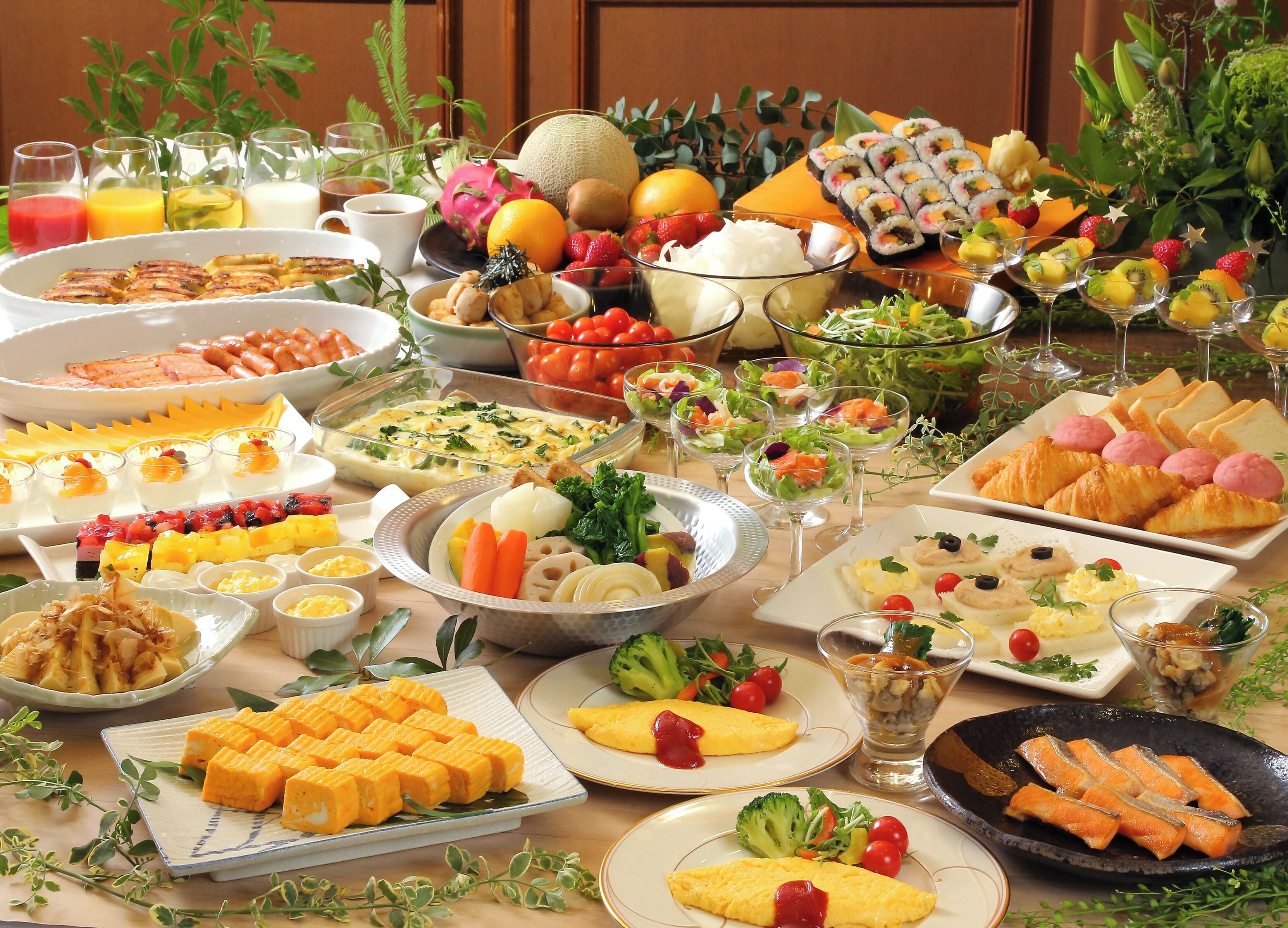 Desayuno buffet (JPY 2200 por persona) 