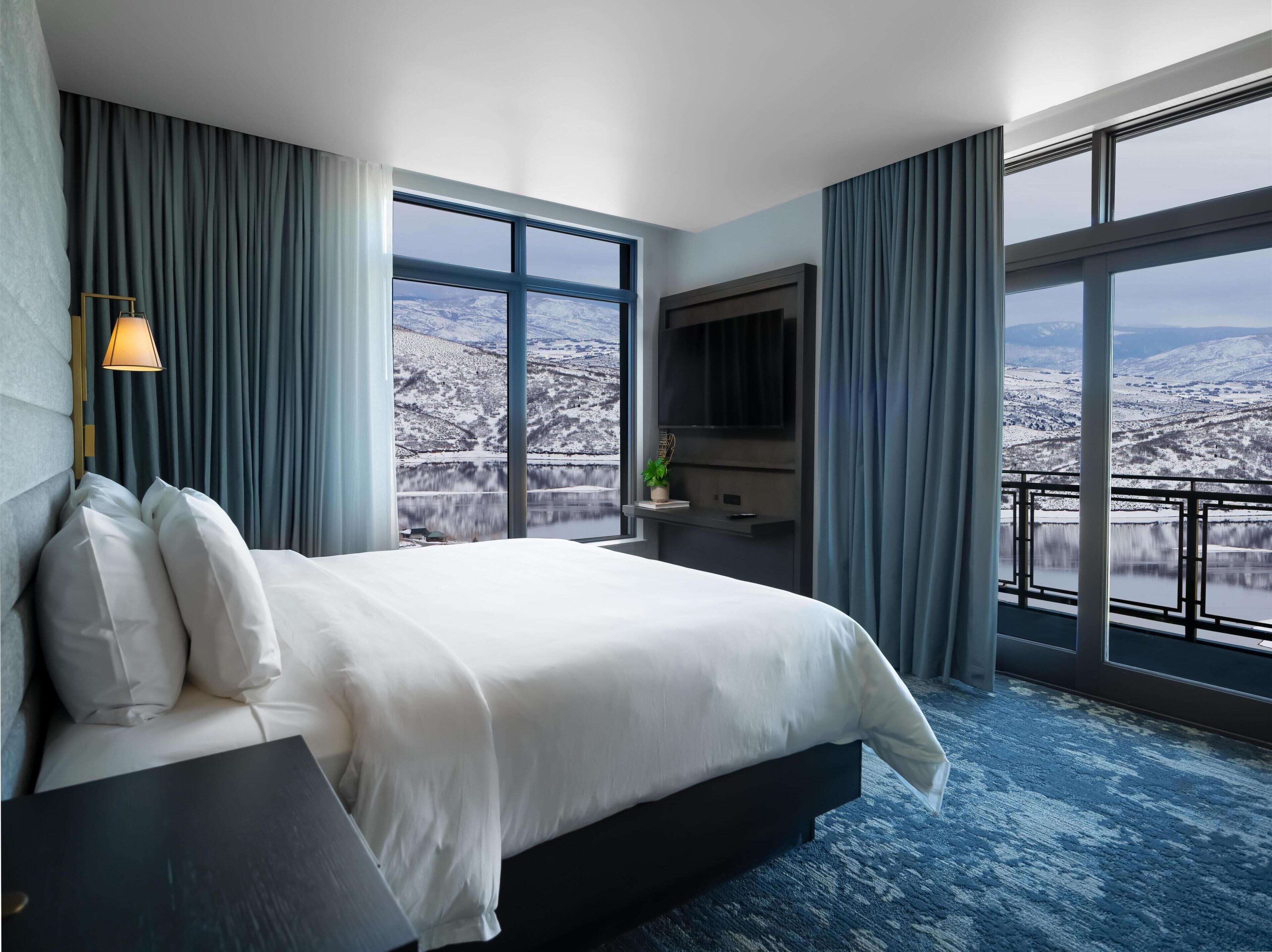 Suíte (Deer Valley) | Roupas de cama antialérgicas, cofres nos quartos, escrivaninha