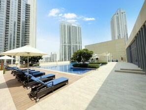 Pool - ANW Vacation Homes - Harbour Views 2 T 2 in Creek Harbour - 2 Bedroom apartment, (Dubai)