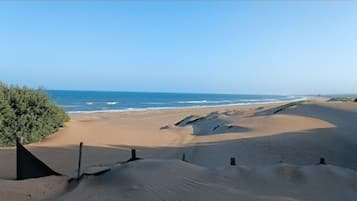 Vista a la playa o el mar