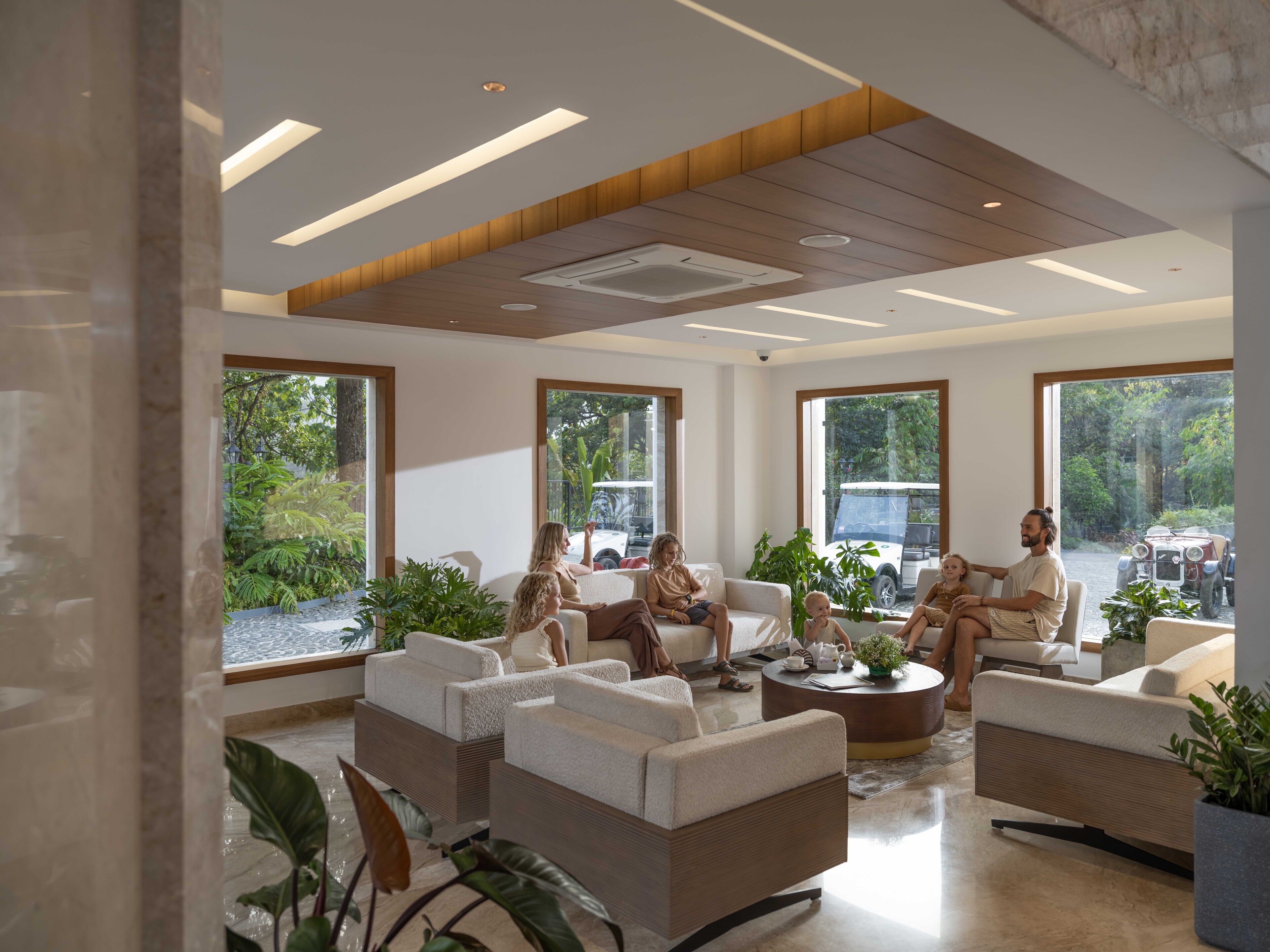 Lobby sitting area