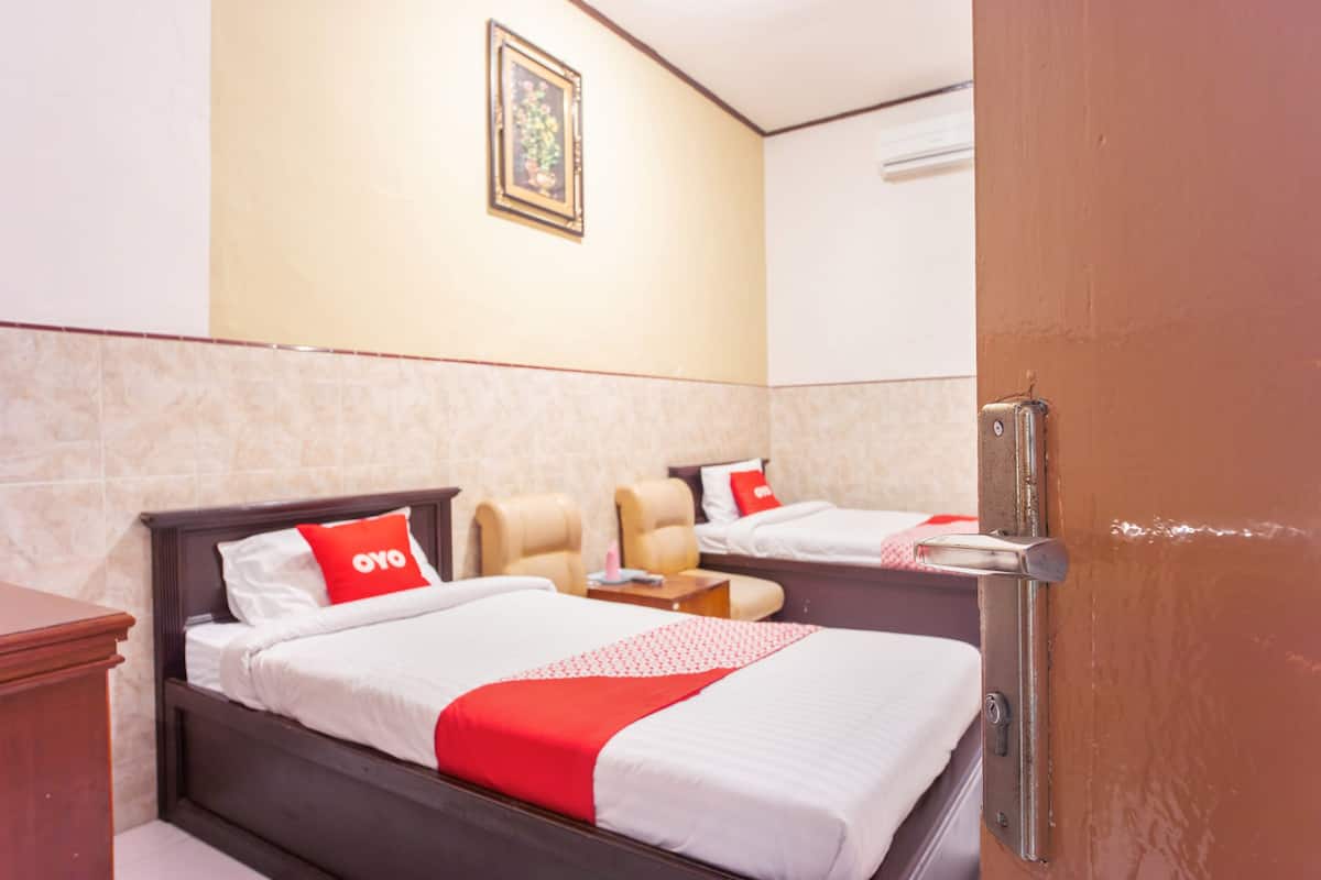 Habitación estándar con 2 camas individuales | 1 habitación, wifi gratis y ropa de cama