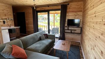 1 غرفة نوم وأغطية فراش متميزة وميني بار ومكتب