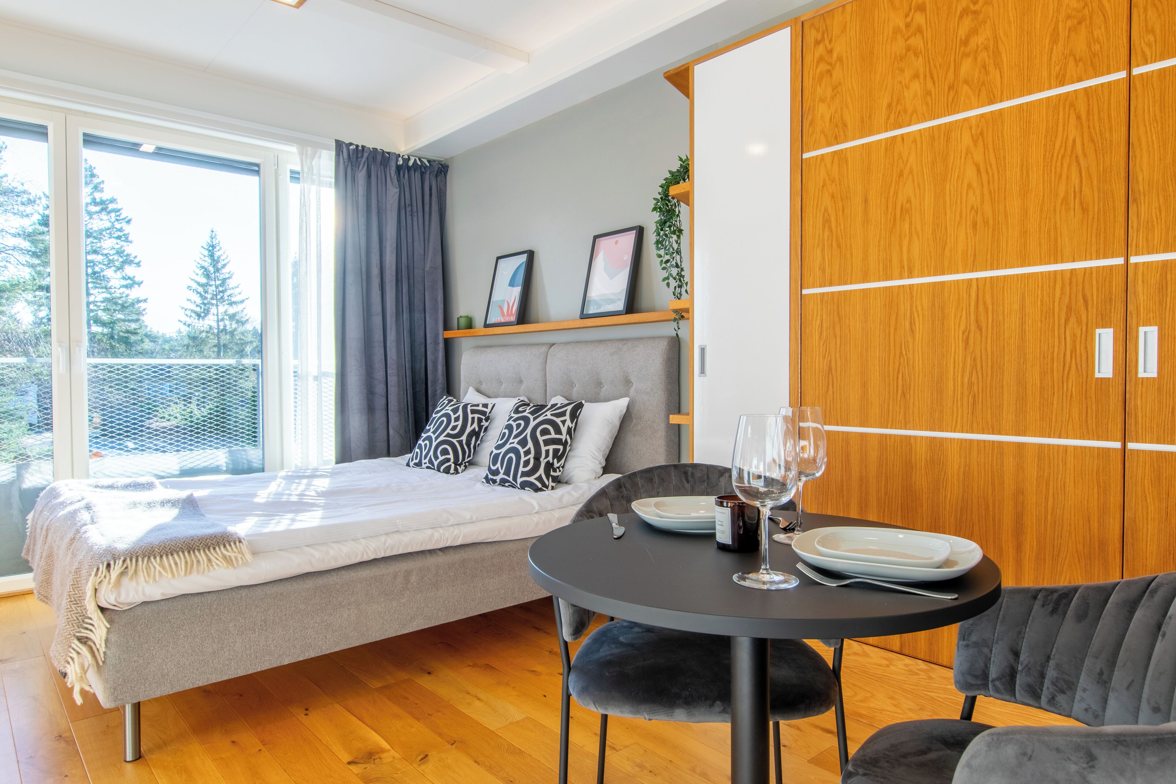 Lägenhet - 2 enkelsängar | Skrivbord, gratis wi-fi och sängkläder