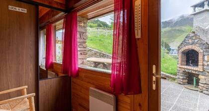 Chalet duplex Ă Peyragudes: 6 pers, 3 ch, BBQ, accĂšs sentiers, Skyvall et services en option