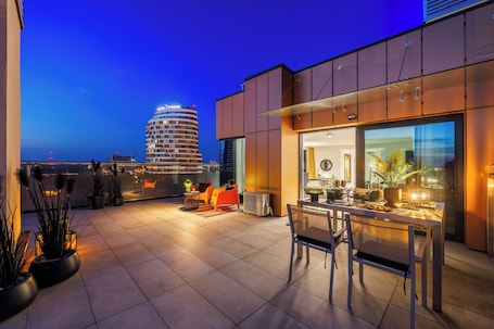 Panoramic Apartment, 2 Bedrooms, Terrace, Tower | Terrace/patio