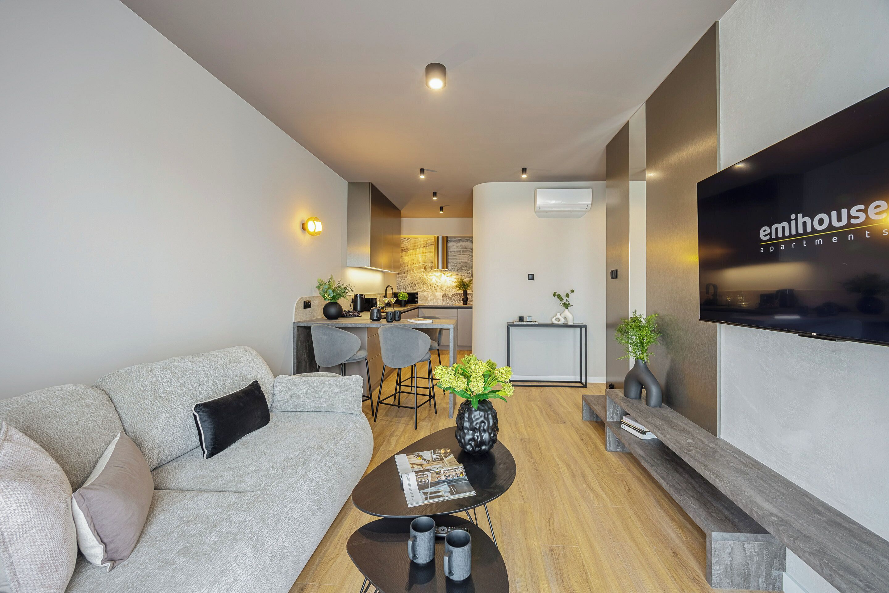 Apartamento executivo, 1 quarto | Cortinas blackout, quartos à prova de som, ferros/tábuas de passar roupa