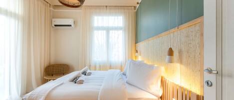 2 slaapkamers, een bureau, een strijkplank/strijkijzer, wifi