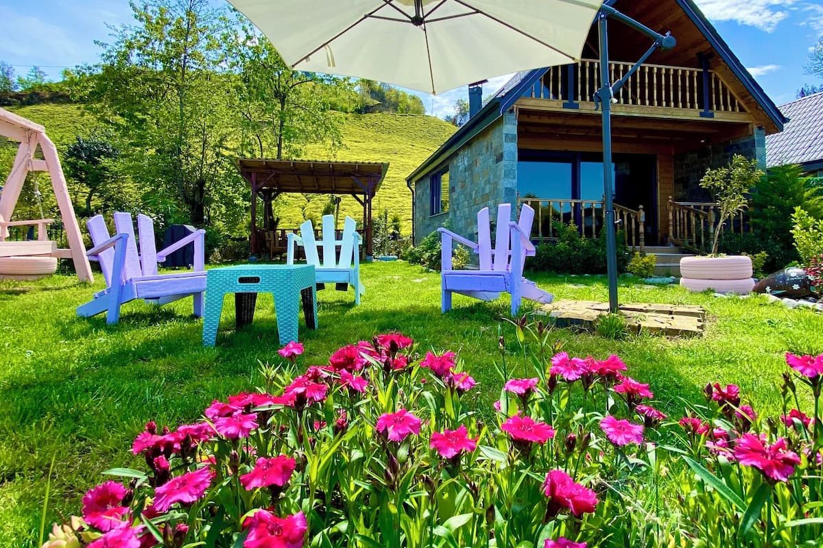 Family Bungalow, Multiple Beds, Sea View, Garden Area