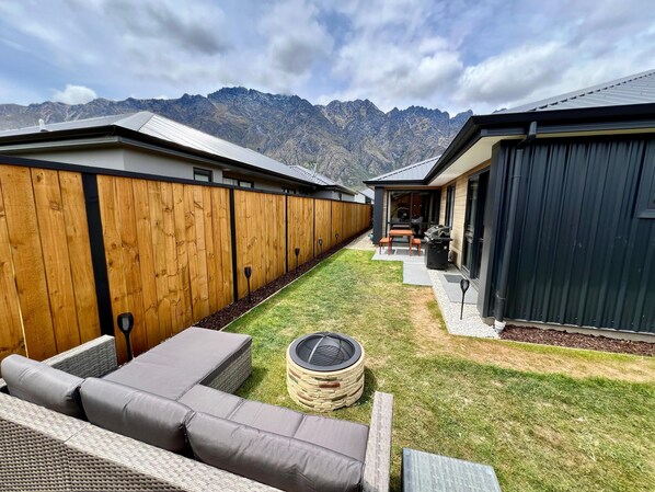 Terrace/patio - The Remarkable Queenstown Retreat - 
Escape to the perfect holiday!  (Jacks Point)
