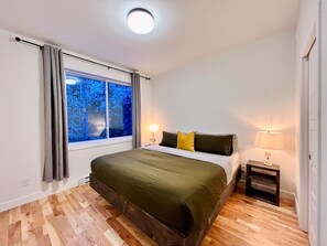 3 habitaciones, cuna de viaje, wifi gratis y ropa de cama 