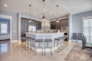 Fridge, microwave, oven, stovetop - Cloud IX | Luxury Home In North Beach Resort (North Myrtle Beach)