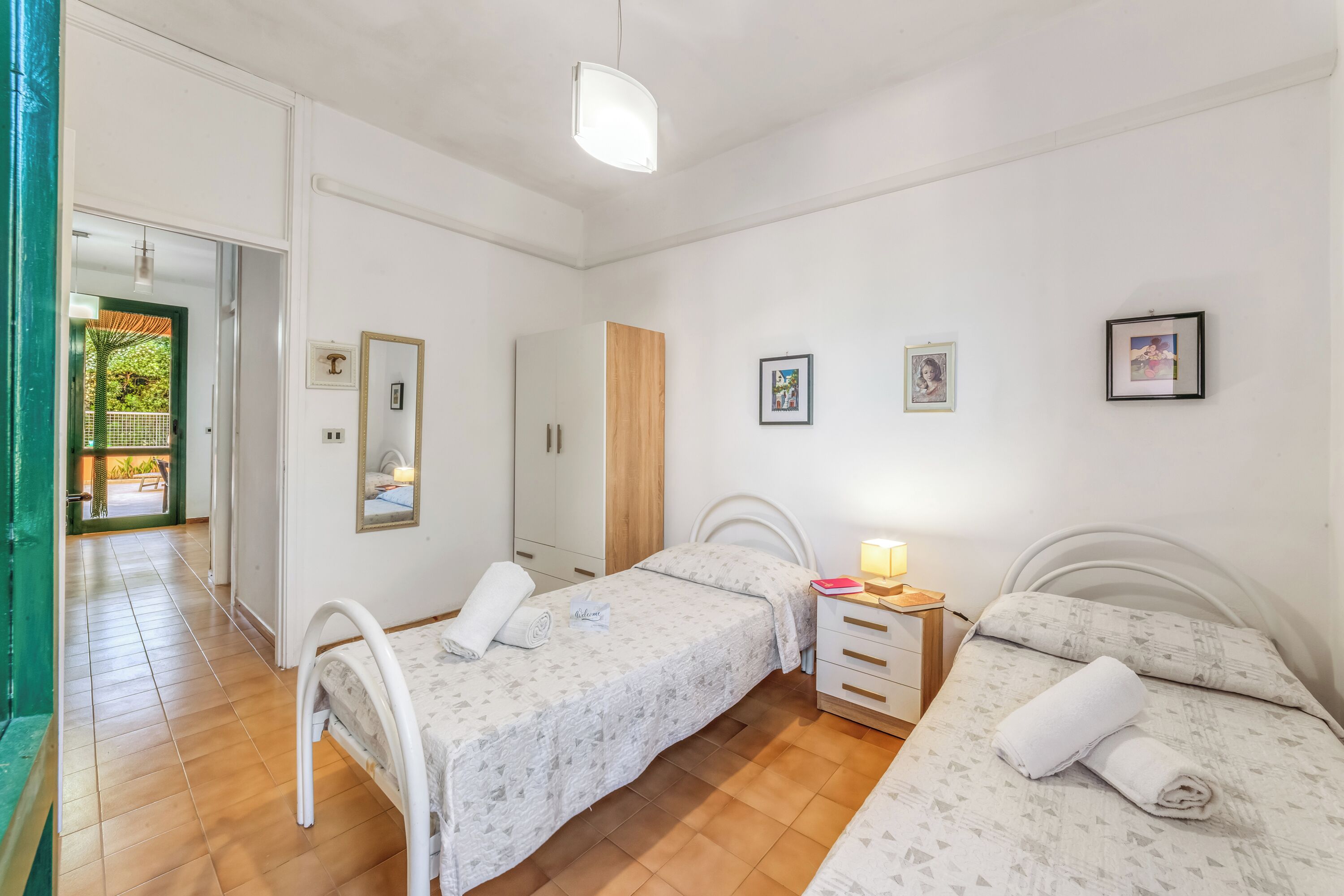 Family House, Multiple Bedrooms (Villetta Tamari 300 meters from the) | 2 bedrooms, free WiFi, bed sheets