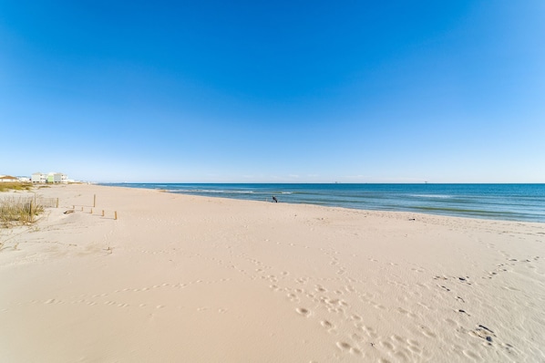 On the beach