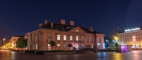 Front of property - evening/night