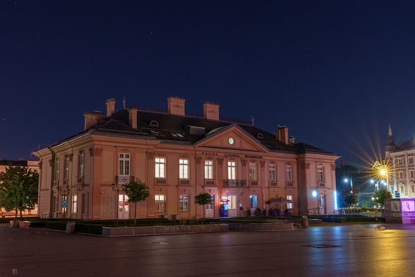 Front of property - evening/night