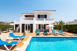 Pool - Villa with sea view and pool Villa Audaz (Cala Blanca)