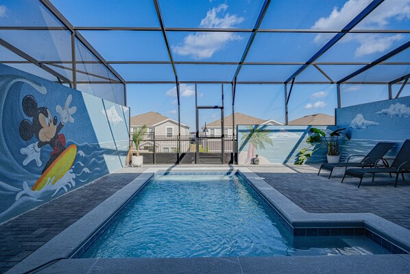 Townhome, 5 Bedrooms | Pool | A heated pool - 3725pcl-windsor Island Resort 5 Bedroom Townhouse by RedAwning (Davenport)