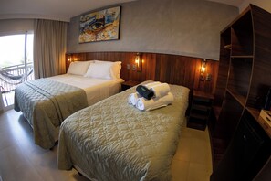 Comfort Room, Balcony | 6 bedrooms, pillowtop beds, blackout drapes, iron/ironing board - Pousada do Nica (Fernando de Noronha)