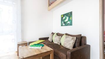 Televisie en een open haard
