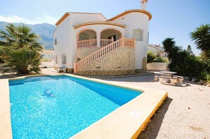 Outdoor pool - SAONA VILLAS (AS JOSE): villa for 4 people, private swimming pool, air co (Dénia)