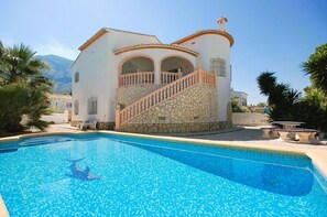 Outdoor pool - SAONA VILLAS (AS JOSE): villa for 4 people, private swimming pool, air co (Dénia)