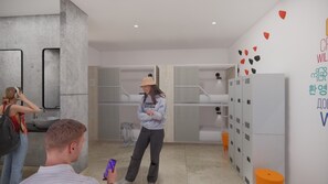 Dormitorio compartido clásico | Tabla de planchar con plancha y wifi gratis