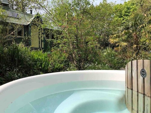 Enchanting Hand Painted Tabernacle with Hot Tub