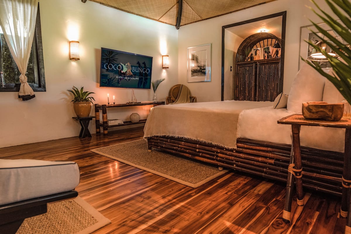 Luxury Bungalow, 1 King Bed, Pool Access, Beachside | 1 bedroom, desk, free WiFi