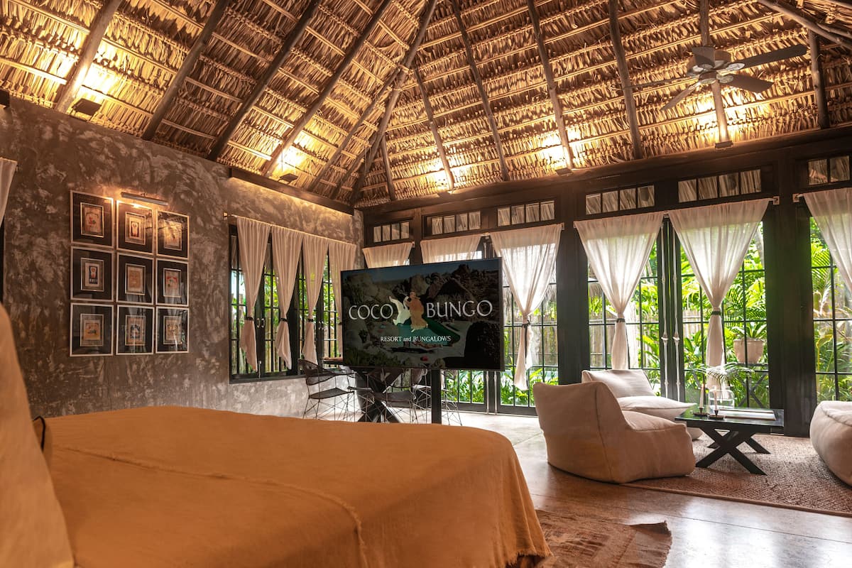 Luxury Bungalow, 1 King Bed, Pool Access, Beachside | 1 bedroom, desk, free WiFi